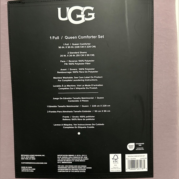Ugg Devon Full / Queen Comforter Set - Picture 11 of 12